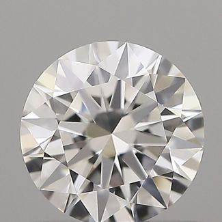 0.51 Carat Round E VVS2 EX GIA Natural Diamond