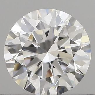 0.56 Carat Round E VS1 EX GIA Natural Diamond