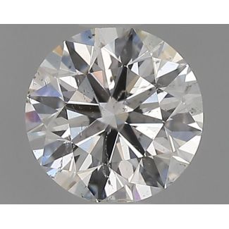 0.43 Carat Round F SI2 EX GIA Natural Diamond