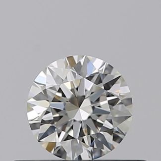 0.30 Carat Round I VVS2 EX GIA Natural Diamond