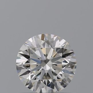 0.71 Carat Round H VS1 EX GIA Natural Diamond