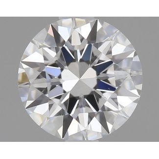 0.52 Carat Round D VS1 EX GIA Natural Diamond