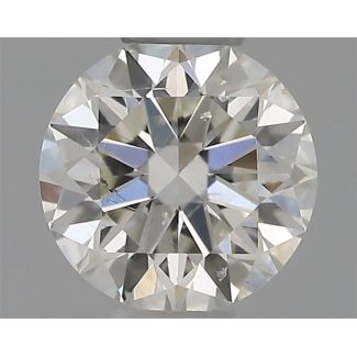 0.31 Carat Round G SI2 EX VG IGI Natural Diamond