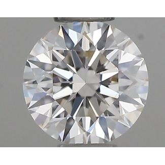 0.31 Carat Round G VVS1 EX IGI Natural Diamond