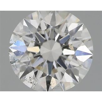 0.50 Carat Round E SI2 EX GIA Natural Diamond