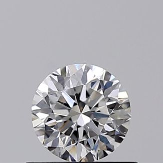 0.45 Carat Round D VS2 VG EX GIA Natural Diamond