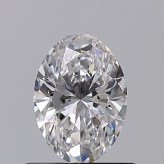 0.54 Carat Oval D SI1 - VG GIA Natural Diamond