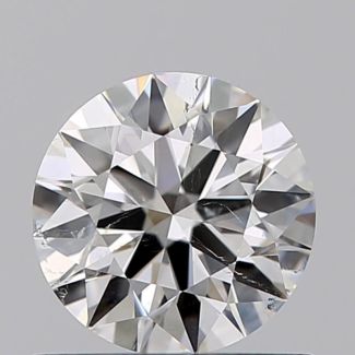 0.63 Carat Round F SI2 EX GIA Natural Diamond