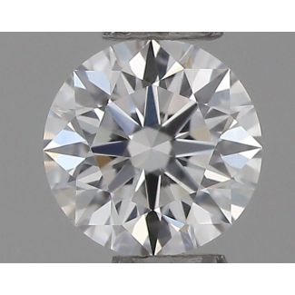 0.23 Carat Round E VVS2 EX GIA Natural Diamond