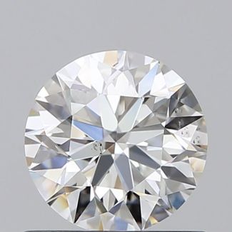 0.8 Carat Round F SI1 EX VG GIA Natural Diamond