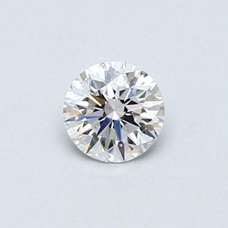 0.4 Carat Round E VVS2 VG EX GIA Natural Diamond