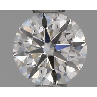 0.43 Carat Round F IF EX GIA Natural Diamond