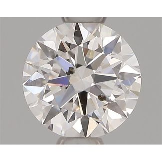 0.59 Carat Round D SI2 EX GIA Natural Diamond