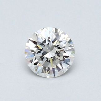 0.43 Carat Round F VS2 VG EX GIA Natural Diamond