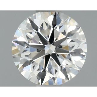 0.7 Carat Round H VVS2 EX VG GIA Natural Diamond