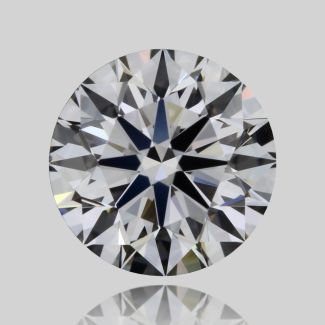 0.92 Carat Round I VVS1 EX GIA Natural Diamond