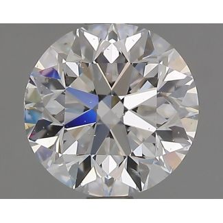 1.51 Carat Round D SI1 VG EX GIA Natural Diamond