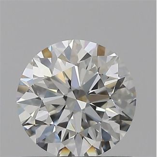 0.63 Carat Round G VVS1 EX GIA Natural Diamond