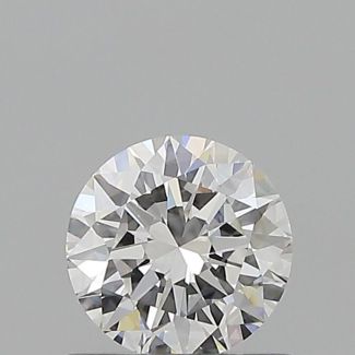 0.6 Carat Round G VVS2 EX GIA Natural Diamond