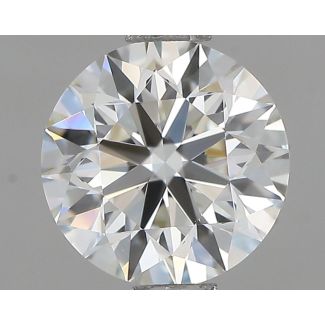 0.9 Carat Round H VS1 EX GIA Natural Diamond