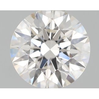 0.7 Carat Round F SI1 EX GIA Natural Diamond