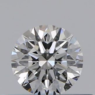 0.30 Carat Round E VVS2 EX GIA Natural Diamond