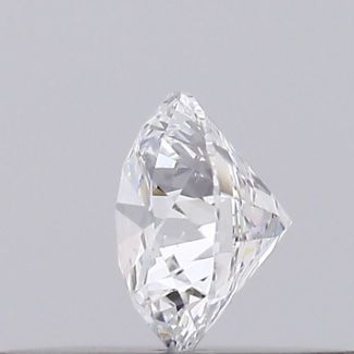 0.22 Carat Round D SI1 EX GIA Natural Diamond