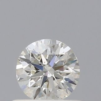 0.50 Carat Round J VS2 EX VG GIA Natural Diamond