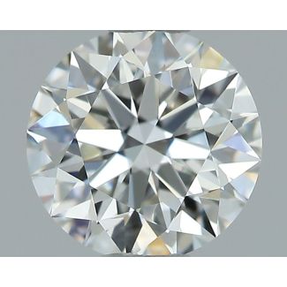 0.5 Carat Round G VVS2 EX GIA Natural Diamond