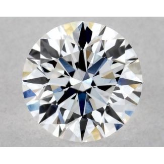 0.37 Carat Round D VVS1 EX VG GIA Natural Diamond