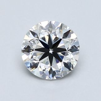 0.9 Carat Round H VVS2 VG GIA Natural Diamond