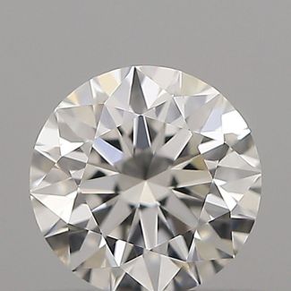 0.42 Carat Round F VVS2 EX GIA Natural Diamond