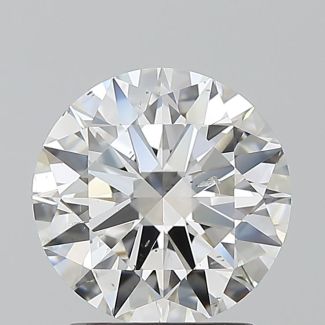 2.01 Carat Round G SI1 EX GIA Natural Diamond