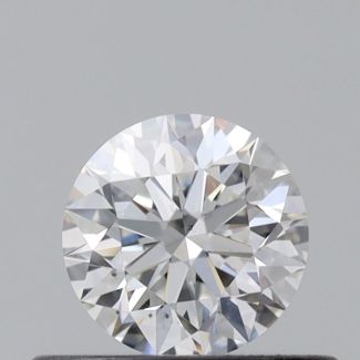 0.33 Carat Round E SI1 EX GIA Natural Diamond