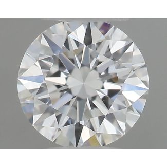 0.23 Carat Round E VVS2 EX GIA Natural Diamond