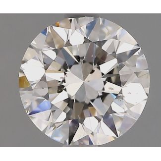 2.0 Carat Round H SI2 EX GIA Natural Diamond