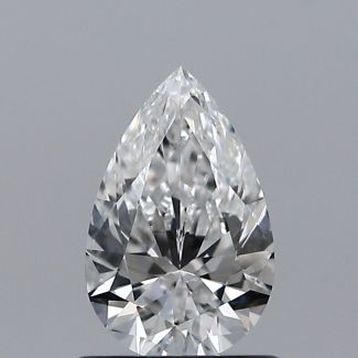 0.74 Carat Pear E VVS2 - EX GIA Natural Diamond