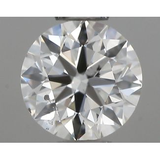 0.4 Carat Round G SI1 VG EX IGI Natural Diamond