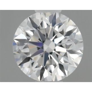 0.4 Carat Round E VVS1 EX GIA Natural Diamond