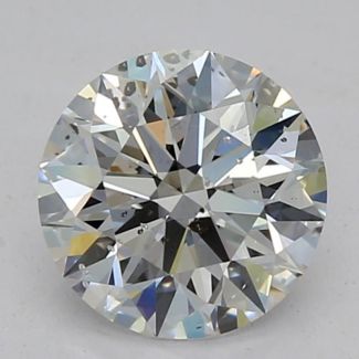 0.73 Carat Round E SI2 EX GIA Natural Diamond