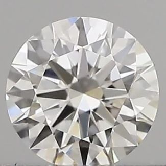 0.19 Carat Round G VVS1 EX GIA Natural Diamond