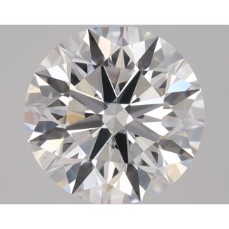 1.08 Carat Round D VS2 EX GIA Natural Diamond