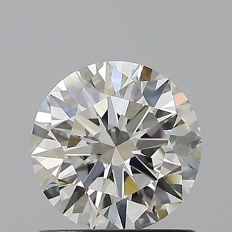 1.01 Carat Round H VVS2 EX IGI Natural Diamond