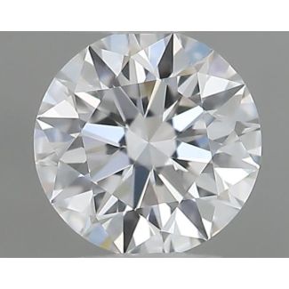 0.21 Carat Round D VVS1 EX GIA Natural Diamond