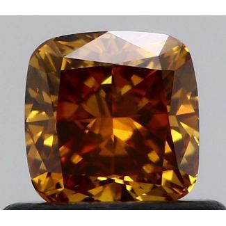 0.57 Carat Cushion Modified Fancy Deep Brown SI2 - VG GIA Natural Diamond