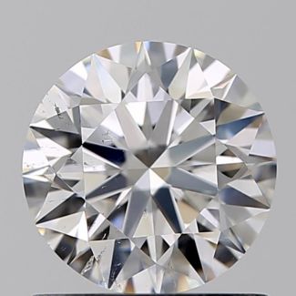 0.80 Carat Round E SI2 EX GIA Natural Diamond