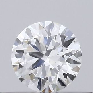 0.21 Carat Round D VS2 EX GIA Natural Diamond