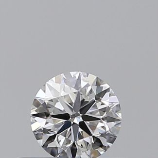 0.30 Carat Round F VVS2 VG EX GIA Natural Diamond