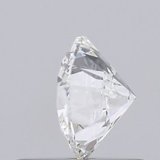 0.5 Carat Round F SI1 EX GIA Natural Diamond