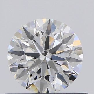 0.45 Carat Round F VS2 EX VG GIA Natural Diamond